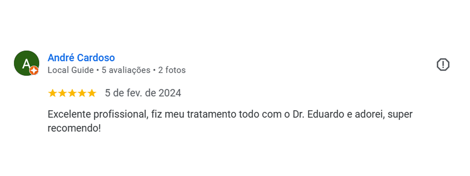 Avaliação de paciente