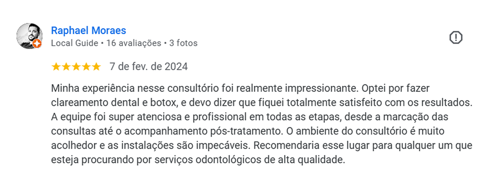 Avaliação de paciente